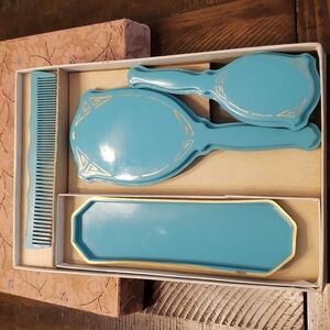 Vintage children's vanity set in box
